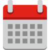 icon-calendar-01 Red and grey calendar icon